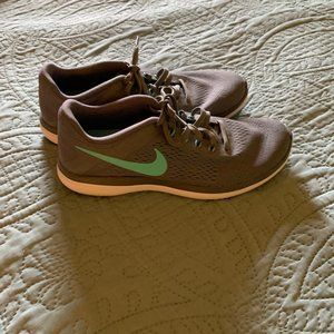 Nike  Flex 2016 Run grey & turquoise, Size 9